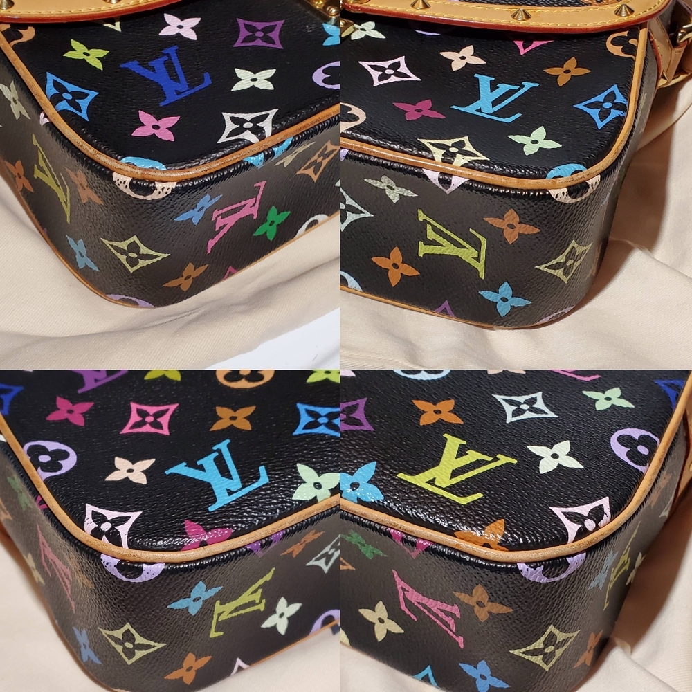 Louis Vuitton Black Multicolor Sologne Women's Bag - Picture 9 of 14